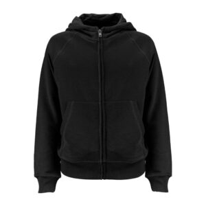 HOODIE FULLZIP JUNIOR SVART