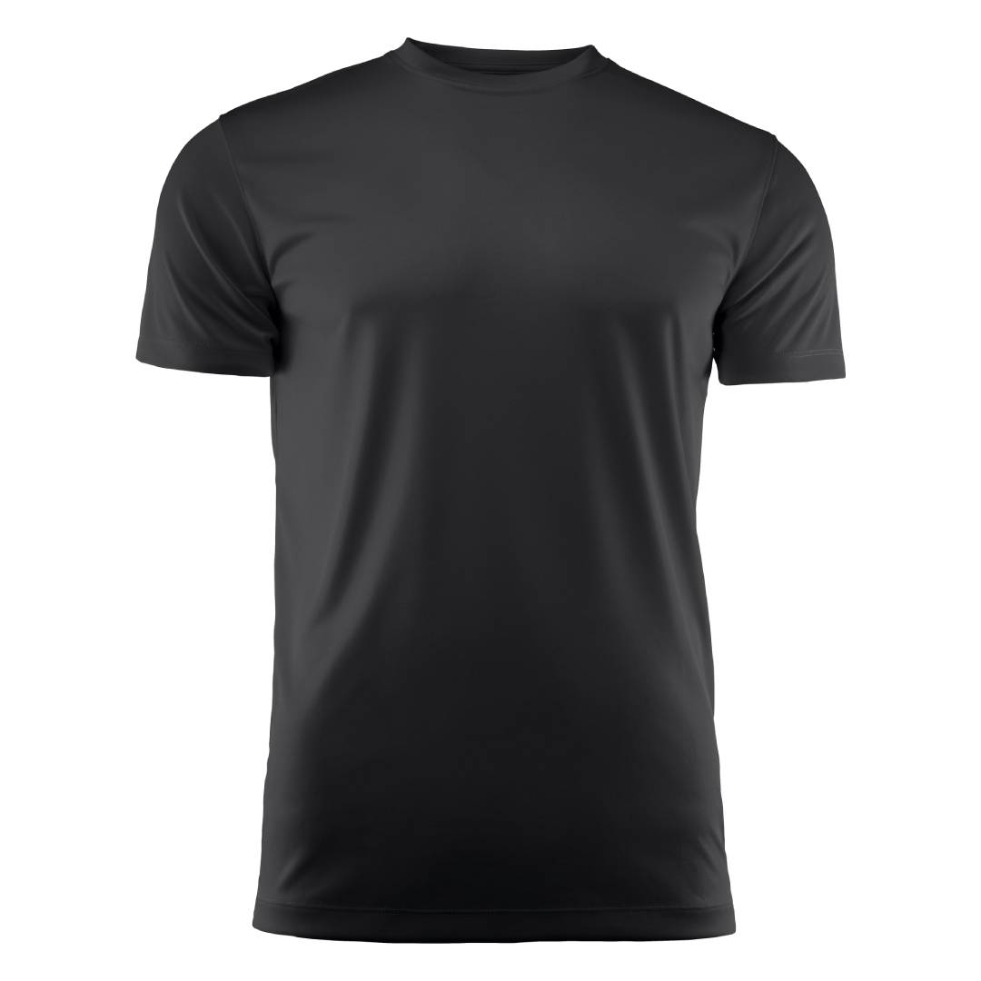 T-SHIRT TRÄNING SVART JUNIOR